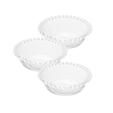 Imagem de WOLFF - Conjunto 3 Bowls de Cristal 14cm x 4,5cm - Linha Pearl
