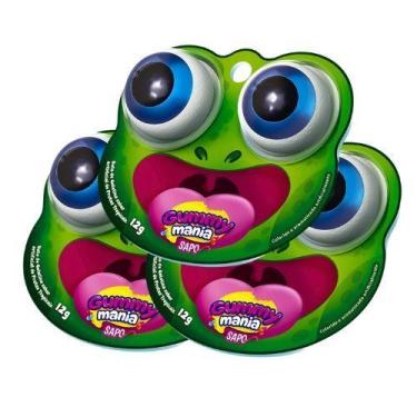 Imagem de Kit Bala Sapinho Feliz Gummy Olho Aniversário Halloween - Audaz Foods