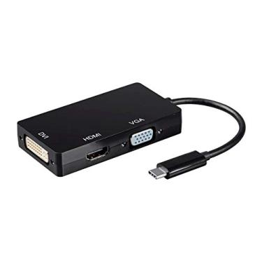 Imagem de Monoprice USB-C para USB 3.0 A X3 + USB 3.0 A (BC1.2) | Liga de alumínio, conector niquelado - Série Consul