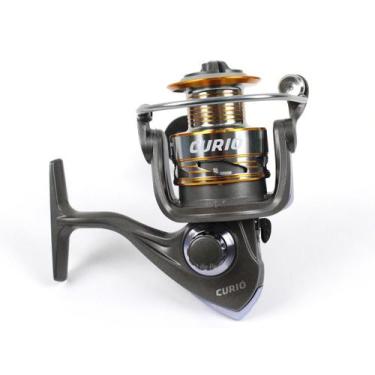 Imagem de Molinete Albatroz Fishing Curió G2-30 Alumínio - 3 Rolamentos, Grafite