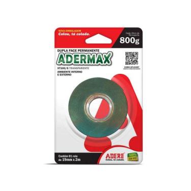 Imagem de Fita Dupla Face Adermax Acril Xt100/S 19Mmx2M Blister - ADERE