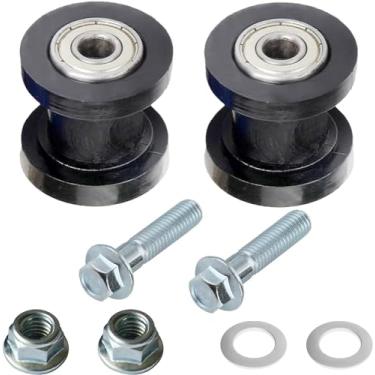 Imagem de Polia de rolo de corrente de 8 mm guia de roda para motocicleta mini bicicleta quadriciclo 125cc 140cc 160cc SSR XR125 CRF50 KLX110 Pitster Pit Dirt Bike peças (pacote com 2 preto)