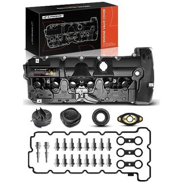 Imagem de A-Premium Tampa da válvula do motor - Compatível com veículos BMW - 2.5L, 3.0L - 125i, 128i, 130i, 323i, 328i, 525i, 528i, 530i, X3, X5, Z4 - E60 E70 E82 E83 E84 E89 E90 E92 - Substituição e#