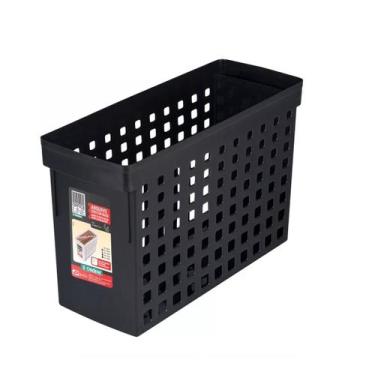 Imagem de Caixa Arquivo Móvel Preto Para Pastas Suspensas Ordene