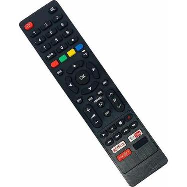 Imagem de Controle Remoto Smart Compatível com Tv Philco com Tecla Netflix Globo