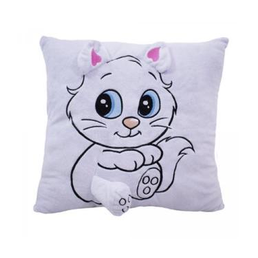 Imagem de Almofada Quadrada Mingau (Fibra) Turma Da Mônica - tasco