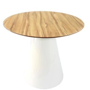 Imagem de Mesa de Jantar Cone 150 cm - Outros, Nogueira