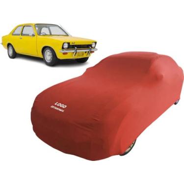 Imagem de Capa Carro Chevette Tubarão Veste Fácil Com Elástico - Mz, Vermelha