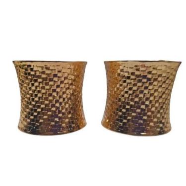 Imagem de Kit 02 braceletes metal deus grego egipcio deusa dourado - MC PRESENTE