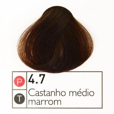 Imagem de Coloração Instantly Collor Castanho Médio Marrom 4.7 - Alpha Line