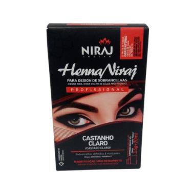 Imagem de Henna Sobrancelha Castanho Claro 3,5g - Niraj