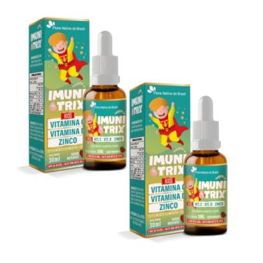Imagem de 2x Imunitrix Kids Vitamina C+D+Zinco Flora Nativa do Brasil