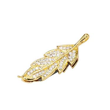 Imagem de 32 GB Ouro Metal Forma Folha USB Flash Drive Pen Drive U Disk PenDrive U Disk Cartão de Memória USB Flash Disk Thumb Drive