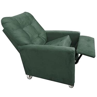 Imagem de Poltrona Cadeira Matri Reclinável Para Sala De Descanso Do Papai E Da Mamãe Verde