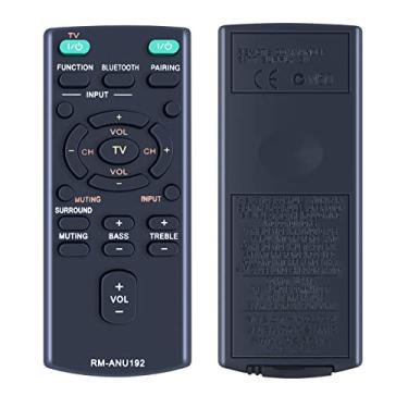 Imagem de Controle remoto de substituição RM-ANU192 para sistema de barra de som Sony RM-ANU191, compatível com Sony Soundbar HT-CT60BT SA-CT60BT SS-WCT60 HT-CT60 SACT60