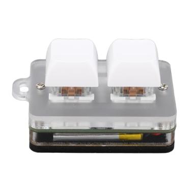 Imagem de Teclado Macro de 2 Teclas, Teclado Mini PC USB, Teclado Programável para Jogos Com Luz RGB e BT, Mini Teclado Mecânico Compacto para Videogame