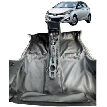 Imagem de Tapete Verniz GRAFITE LISO Para Hyundai Hb20 2012 A 2019 - MANOS TAPET