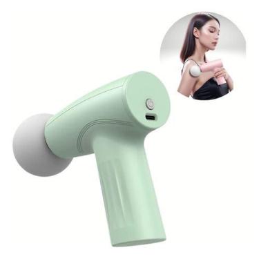 Imagem de Pistola Massageadora Elétrica Facial Corporal Fisioterapia - MB, Verde