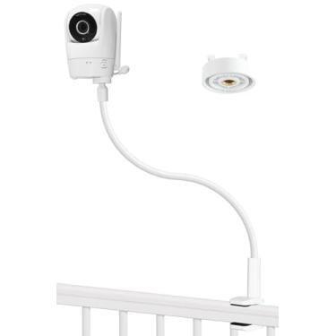 Imagem de Suporte de monitor de bebê mais forte atualizado para câmeras VTech New VM901, VM928HD, VM919HD, VM5463, suporte flexível de 80 cm para berço, prateleiras ou móveis - sem ferramentas ou danos na