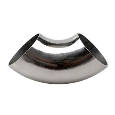 Imagem de Cotovelo de aço inoxidável 7,62 cm 90° curva de mandril - espessura 16GA/0,65 cm Material de parede SS304 adequado para tubo de cotovelo de exaustão modificado de carro, corrimão de escada, etc-OSIDU