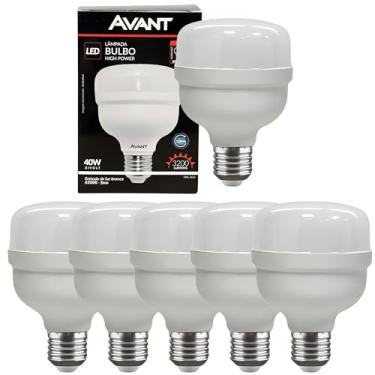 Imagem de Lâmpada Led Bulbo Alta Potência 40w Branco Frio E27 Avant (Kit 5 Unidades)