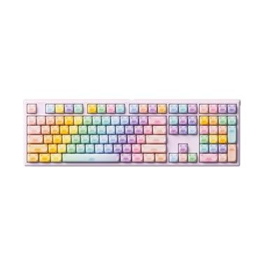 Imagem de MONSGEEK Akko Mg108B Teclado Mecânico Colorido Cats, Teclado Para Jogos Multimodo Com Troca A Quente, Com Teclas De Perfil Mao De Sublimação De Tinta Pbt, Interruptor De Piano Pré-Lubrificado