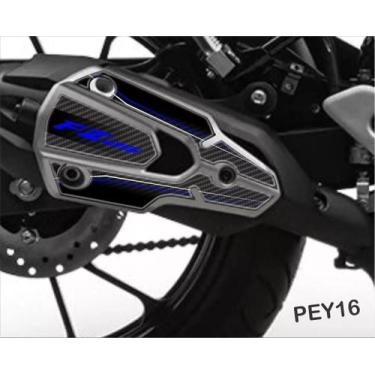 Imagem de Adesivo Protetor  De Escapamento Resinado Yamaha Fz 25 Pey16 - Resitan