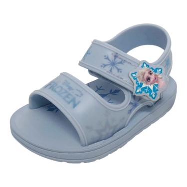 Imagem de Sandália Infantil Menina Baby Conforto Dia Disney Frozen