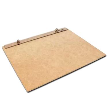 Imagem de Prancheta Portátil em Mdf com 4 mm de Espessura, Trident 48-A4M, Natural, Formato A4