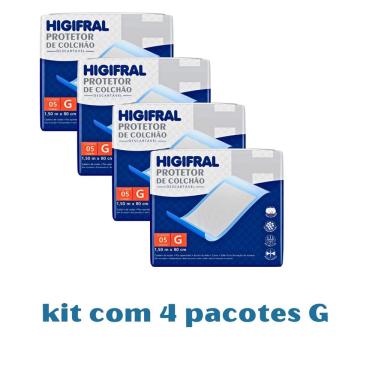 Imagem de Kit Protetor de Colchão Descartável Higifral G-20 unidades