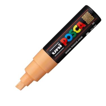 Imagem de PC-8k Caneta POSCA 8-17mm, Uni-Ball, Laranja Claro Fluo, Caixa com 6 unidades