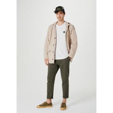 Imagem de Calça Em Sarja Masculina Taper Chino - Hering, 042, Verde