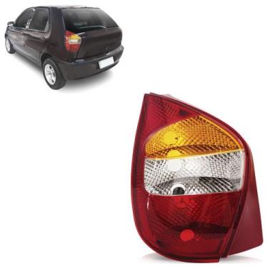 Imagem de Lanterna Traseira Palio G2 2001 2002 2003 2004 2005 2006 Tricolor Liso