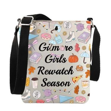 Imagem de Bolsa tiracolo Stars Hollow Gift Gilmore Girls Rewatch Season Luke's Coffee Gift, Bolsa Rewatch Season C