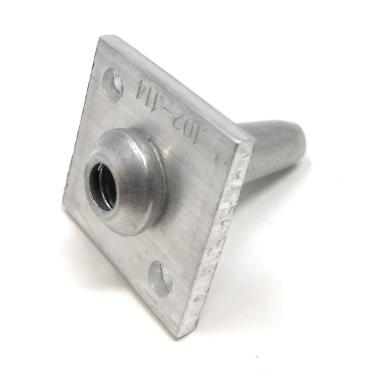 Imagem de Tornozeleira para âncora unidirecional revestida com treliça de uva Vice para aperto de arame calibre 12,5 Pacote com 10