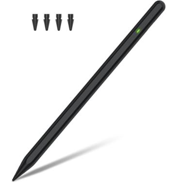 Imagem de Caneta Stylus para iPad Apple, Apple Pencil com rejeição de palma e sensibilidade de inclinação, iPad Pencil para Apple iPad 6-10 2018-2024, iPad Pro 32.8 cm/27.9 cm/33.0 cm M4, iPad Air 5/4/3/27.9