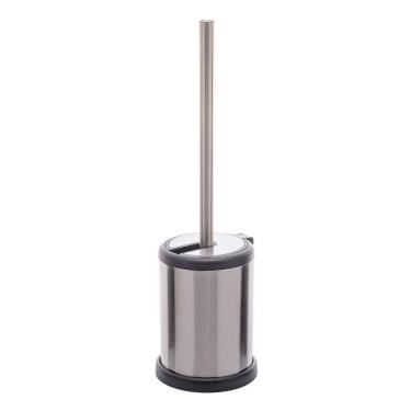Imagem de Escova Sanitária De Aço Inox Com Suporte E Tampa 2972 - Lyor