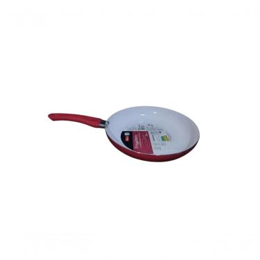 Imagem de Frigideira Em Alumínio Com Revestimento Cerâmico 26cm Vermelho 4563 - Wellmix