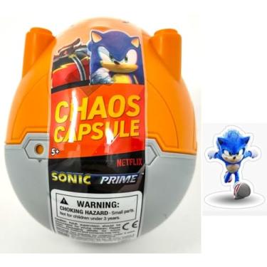 Imagem de Sonic Prime Paradox Chaos Capsule, 1 Blind Capsule per Order, Bonus Sticker Bundle
