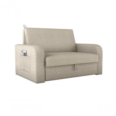 Imagem de Sofá Cama Daiane 2 Lugares Com Baú Boucle Millenium Matrix