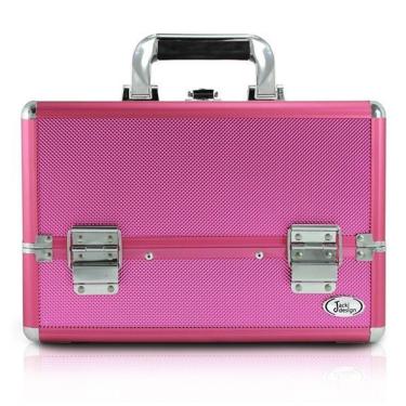 Imagem de Maleta Profissional De Maquiagem Jacki Design - Pink