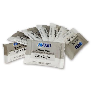 Imagem de Fita Pvc S-adesivo 100mm X 10m Para Tubo 8 Unidades