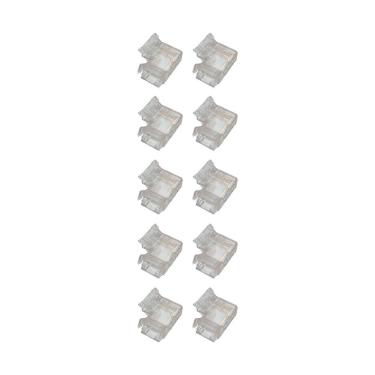 Imagem de Kit 10 Emendas Conector Astraled Em L Para Fita De Led 10mm Em-036