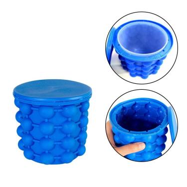 Imagem de Balde De Gelo Silicone Térmico Solução Perfeita Para Quem Deseja Manter Suas Bebidas Geladas