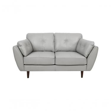 Imagem de Sofá De Couro Dallas 2 Lugares Grizzy - Mempra