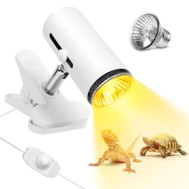 Imagem de AZV Lâmpada De Aquecimento Para Répteis Com Uva Uvb 3.0 50 W, Solar Tartarugas, Dragões Barbudos, Lagartos, Cobras E Anfíbios
