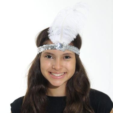 Imagem de Faixa Da Melindrosa Acessório Para Fantasia Abrakadabra, PRATA, U