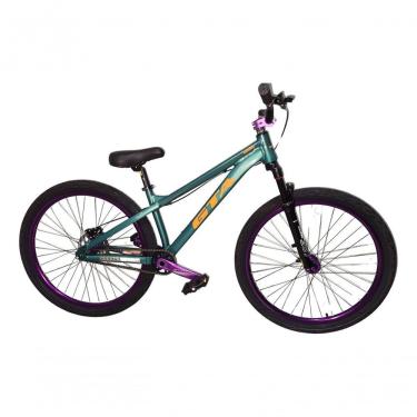 Imagem de Bicicleta 26 Gta Gravity Cor Verde Freeride Single Cubo K7 Barulhento Freio Hidráulico Garfo C/trava Pneu Flame Preto