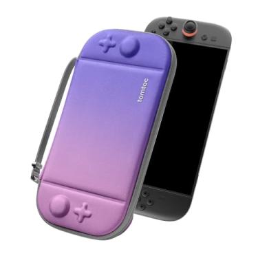 Imagem de tomtoc Estojo Fino para Nintendo Switch 2 Modelo 2025, Case Rígido Protetor com 12 Espaços para Cartuchos de Jogos, Armazenamento Portátil para Viagem, com Patente Original e Proteção Completa