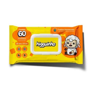 Imagem de Toalha Lenço Umedecido Higguinho 60un - Higgo